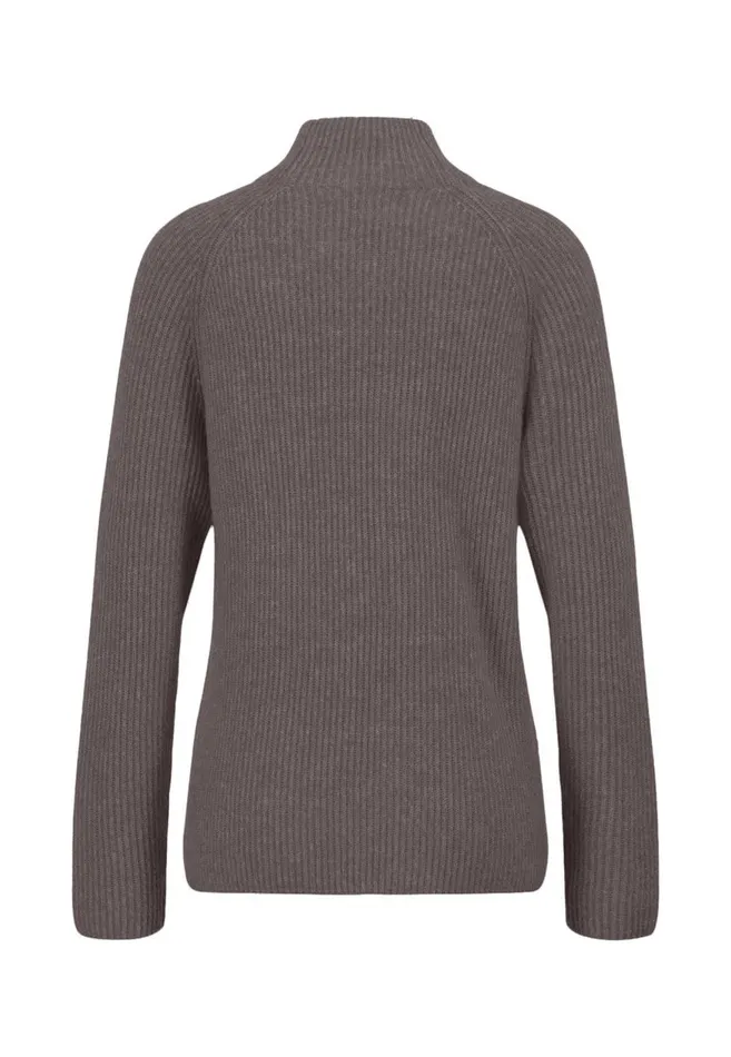 FYNCHHATTON Knitting Sweater Made Of Wool Mix With Turtlenecks Gray Taupeaqua Seawinter Beigeelegant Pink Women Sweater