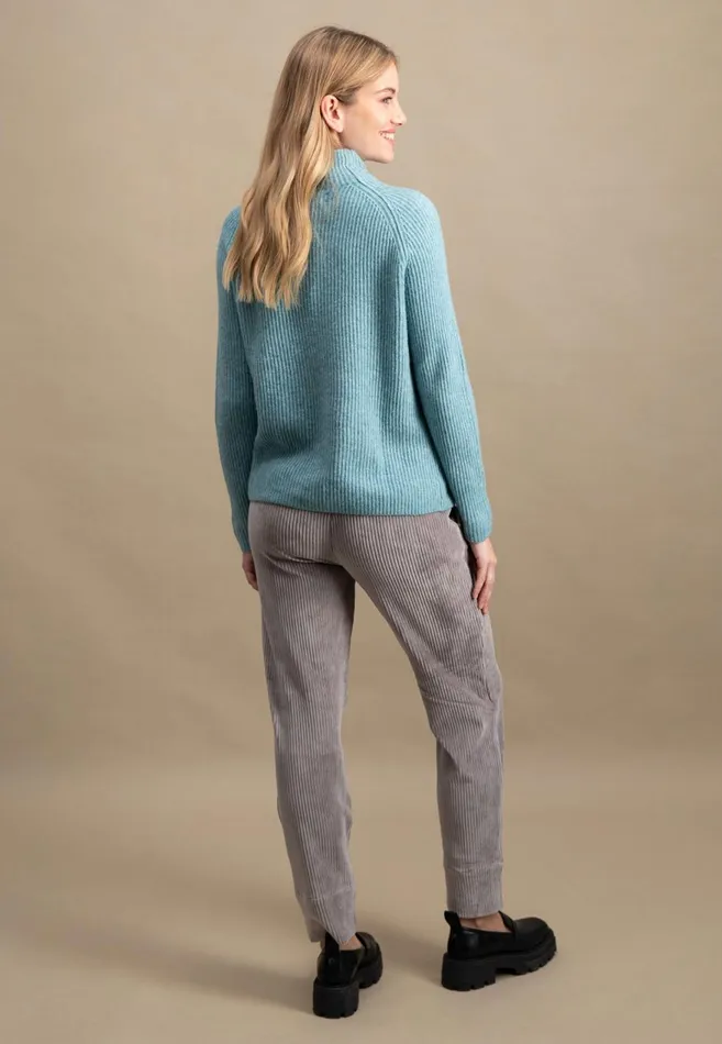 FYNCHHATTON Knitting Sweater Made Of Wool Mix With Turtlenecks Gray Taupeaqua Seawinter Beigeelegant Pink Women Sweater