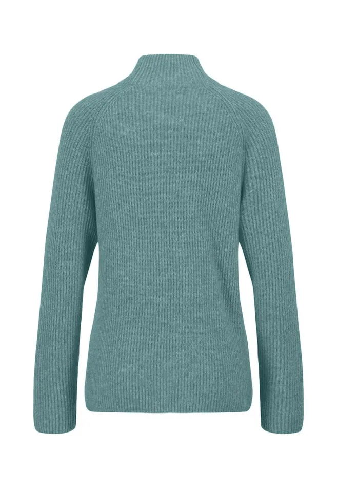 FYNCHHATTON Knitting Sweater Made Of Wool Mix With Turtlenecks Gray Taupeaqua Seawinter Beigeelegant Pink Women Sweater