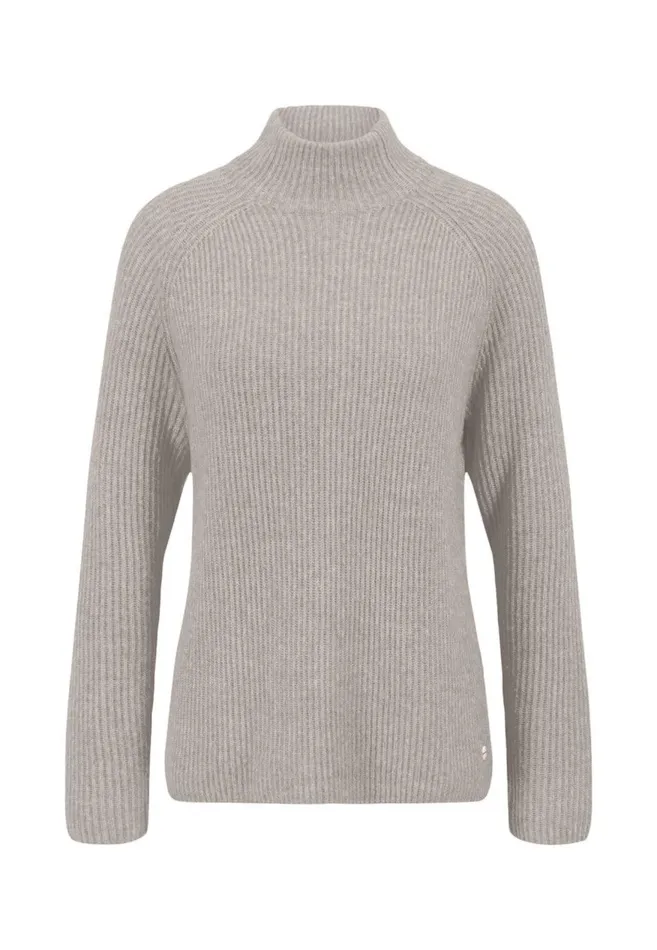 FYNCHHATTON Knitting Sweater Made Of Wool Mix With Turtlenecks Gray Taupeaqua Seawinter Beigeelegant Pink Women Sweater