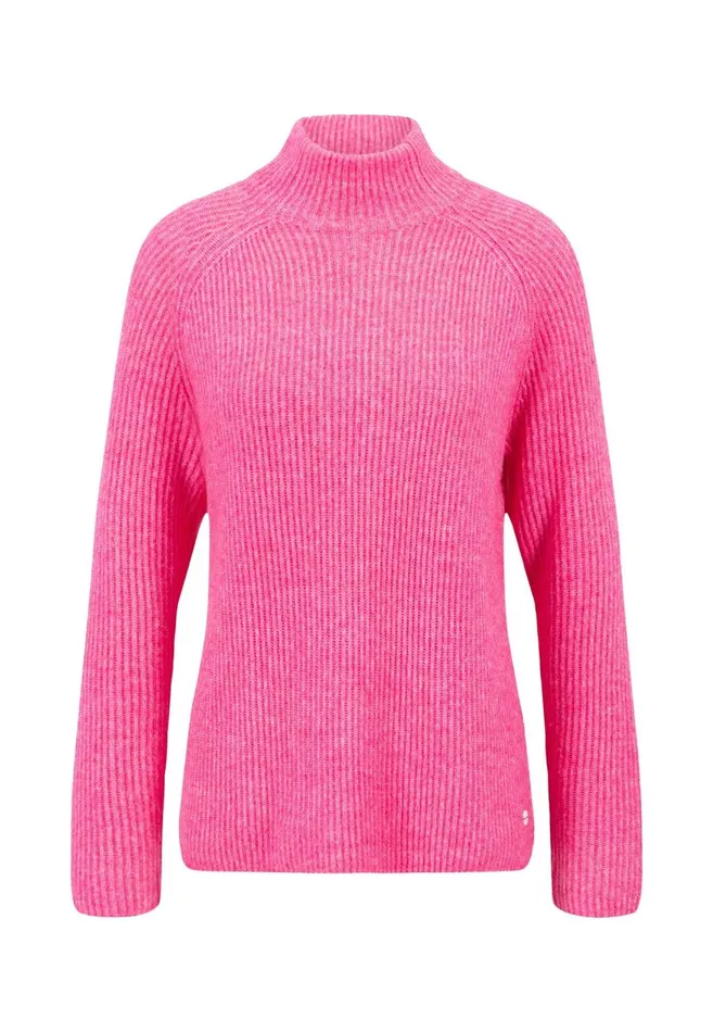 FYNCHHATTON Knitting Sweater Made Of Wool Mix With Turtlenecks Gray Taupeaqua Seawinter Beigeelegant Pink Women Sweater