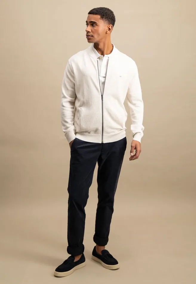 FYNCHHATTON Parting Jacket Made Of 100 Cotton New Offwhitestrong Bluesplashy Oceanpoppy Rednightnavyturf Greenblack Men Cardigan