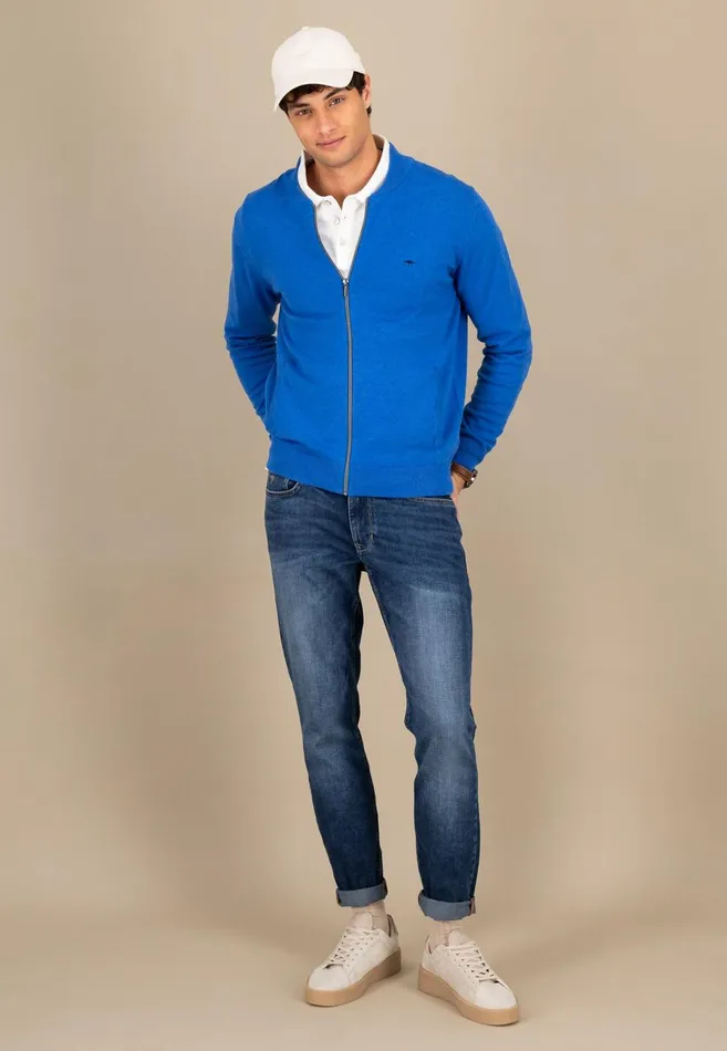 FYNCHHATTON Parting Jacket Made Of 100 Cotton New Offwhitestrong Bluesplashy Oceanpoppy Rednightnavyturf Greenblack Men Cardigan