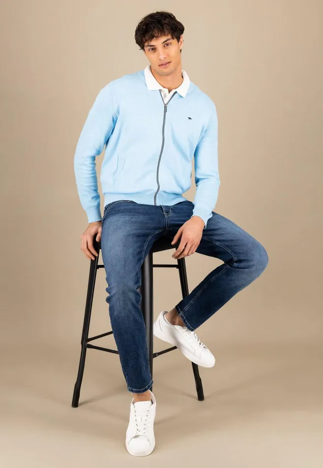 FYNCHHATTON Parting Jacket Made Of 100 Cotton New Offwhitestrong Bluesplashy Oceanpoppy Rednightnavyturf Greenblack Men Cardigan