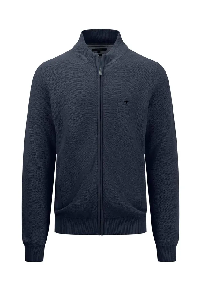 FYNCHHATTON Parting Jacket Made Of Structured Cotton Crystal Blueorient Redimpalaearthnavyazurenight Men Cardigan FYNCHHATTON Parting Jacket Made Of Structured Cotton Crystal Blueorient Redimpalaearthnavyazurenight Men Cardigan