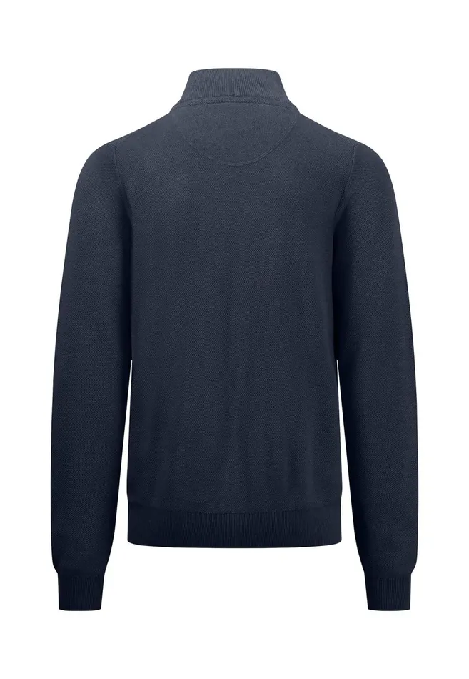 FYNCHHATTON Parting Jacket Made Of Structured Cotton Crystal Blueorient Redimpalaearthnavyazurenight Men Cardigan FYNCHHATTON Parting Jacket Made Of Structured Cotton Crystal Blueorient Redimpalaearthnavyazurenight Men Cardigan