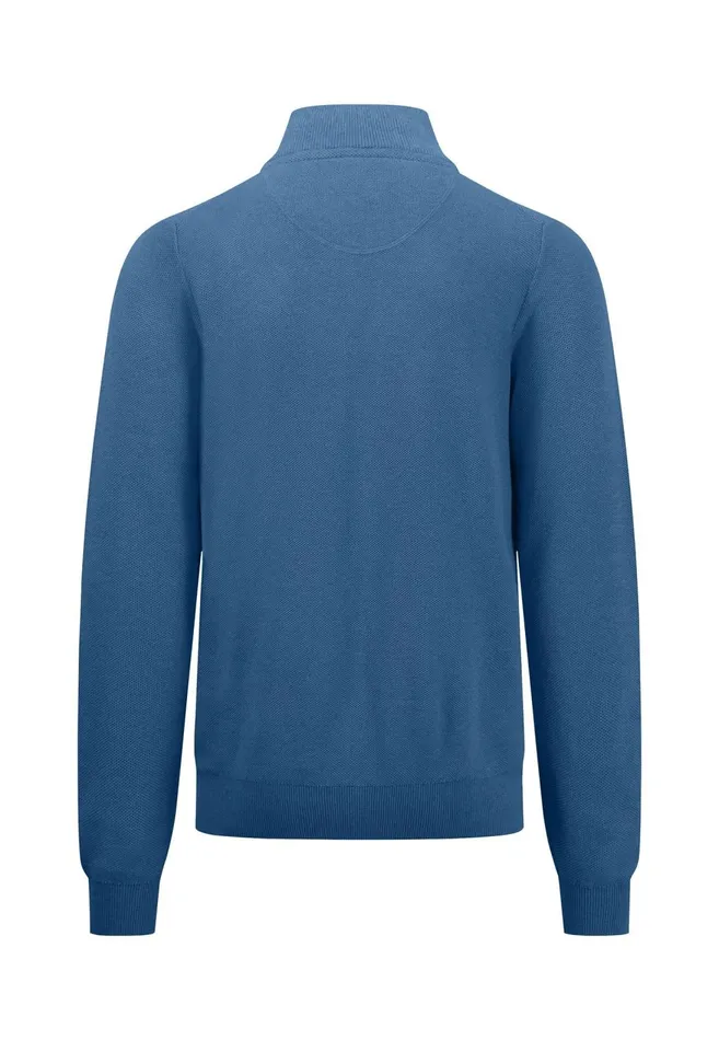 FYNCHHATTON Parting Jacket Made Of Structured Cotton Crystal Blueorient Redimpalaearthnavyazurenight Men Cardigan FYNCHHATTON Parting Jacket Made Of Structured Cotton Crystal Blueorient Redimpalaearthnavyazurenight Men Cardigan