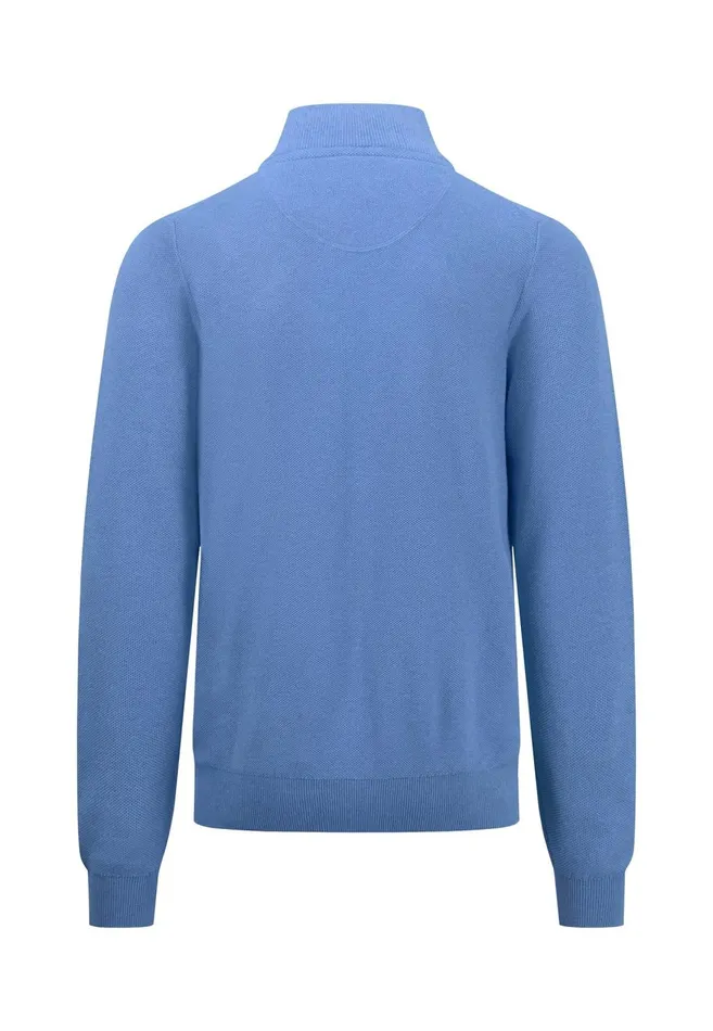 FYNCHHATTON Parting Jacket Made Of Structured Cotton Crystal Blueorient Redimpalaearthnavyazurenight Men Cardigan FYNCHHATTON Parting Jacket Made Of Structured Cotton Crystal Blueorient Redimpalaearthnavyazurenight Men Cardigan