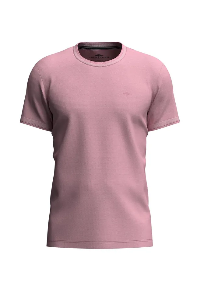 FYNCHHATTON Plaincolored Cotton Tshirt With A Round Neckline Peesummer Breezestrong Bluenavyturf Green Men Tshirts