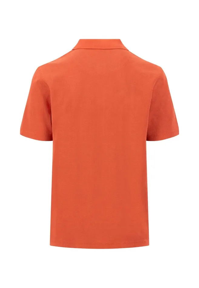 FYNCHHATTON Polo Shirt Made Of Cotton Mix With A Logo Detail Rustnavy Men Sale
