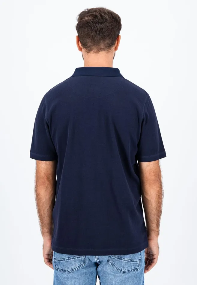 FYNCHHATTON Polo Shirt Made Of Cotton Mix With A Logo Detail Rustnavy Men Sale