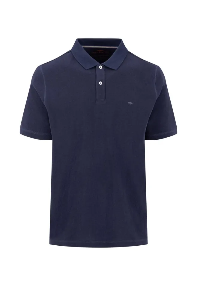 FYNCHHATTON Polo Shirt Made Of Cotton Mix With A Logo Detail Rustnavy Men Sale