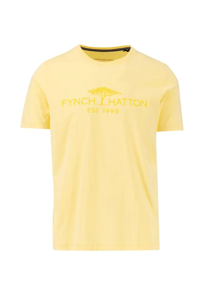 FYNCHHATTON Tshirt In Plain Colors With Logo Print Pale Yellowpeesummer Breezestrong Bluenavyturf Greennew Offwhitecool Gray Men Tshirts FYNCHHATTON Tshirt In Plain Colors With Logo Print Pale Yellowpeesummer Breezestrong Bluenavyturf Greennew Offwhitecool Gray Men Tshirts