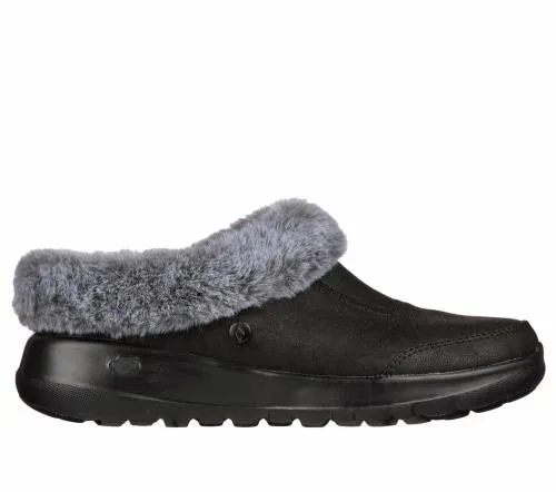 GO Lounge OntheGO Joy 8211 Gratify Black Gray Women SKECHERS SlipOn