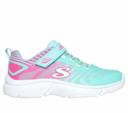 GO RUN 650 8211 Fierce Flash Aqua Pink Kids SKECHERS Big Kids UK Sizes 36
