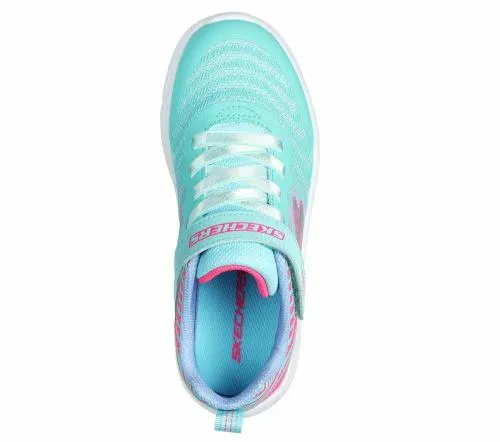 GO RUN 650 8211 Fierce Flash Aqua Pink Kids SKECHERS Big Kids UK Sizes 36