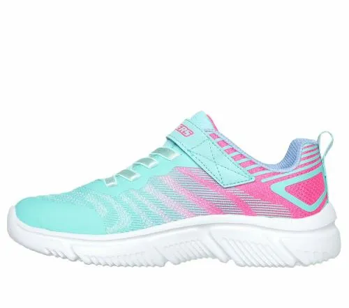 GO RUN 650 8211 Fierce Flash Aqua Pink Kids SKECHERS Big Kids UK Sizes 36