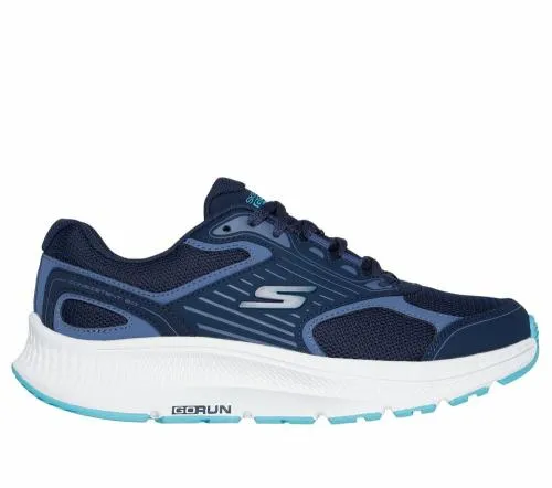 GO RUN Consistent 20 8211 Advantage Navy Blue Women SKECHERS Lace Up