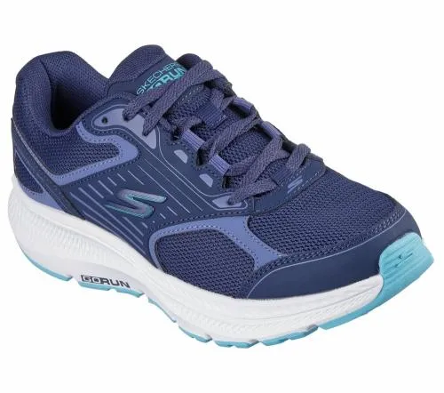 GO RUN Consistent 20 8211 Advantage Navy Blue Women SKECHERS Lace Up
