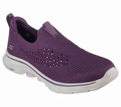 GO WALK 7 8211 Blink Plum Women SKECHERS SlipOn