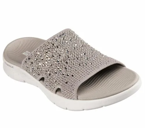GO WALK Flex Sandal 8211 Glitz Taupe Women SKECHERS Sandals