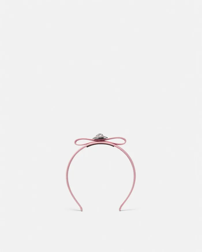 Hair Accessories Women Versace Gianni Ribbon Headband Pink