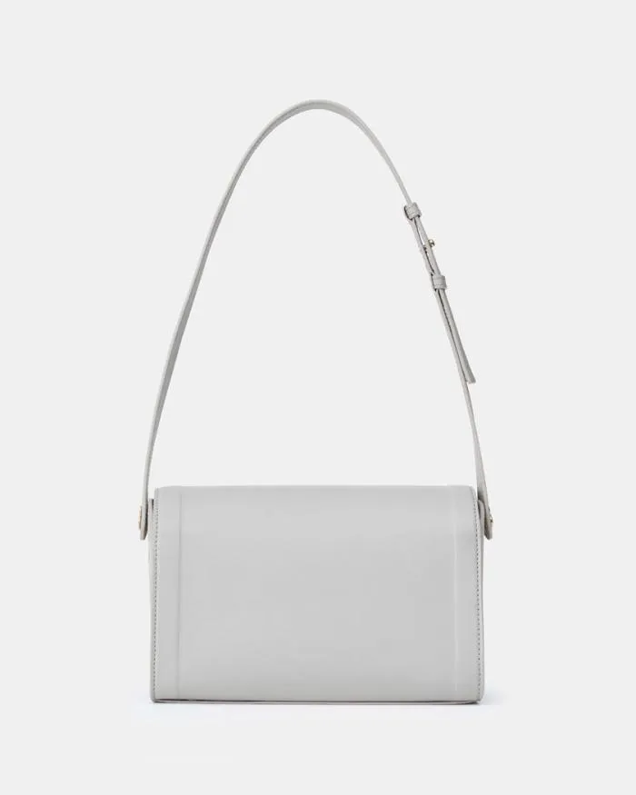 HandbagsAccessories Calfskin Leather and Suede Saddle BagMedium Black Lafayette 148 New York Leather Accessories