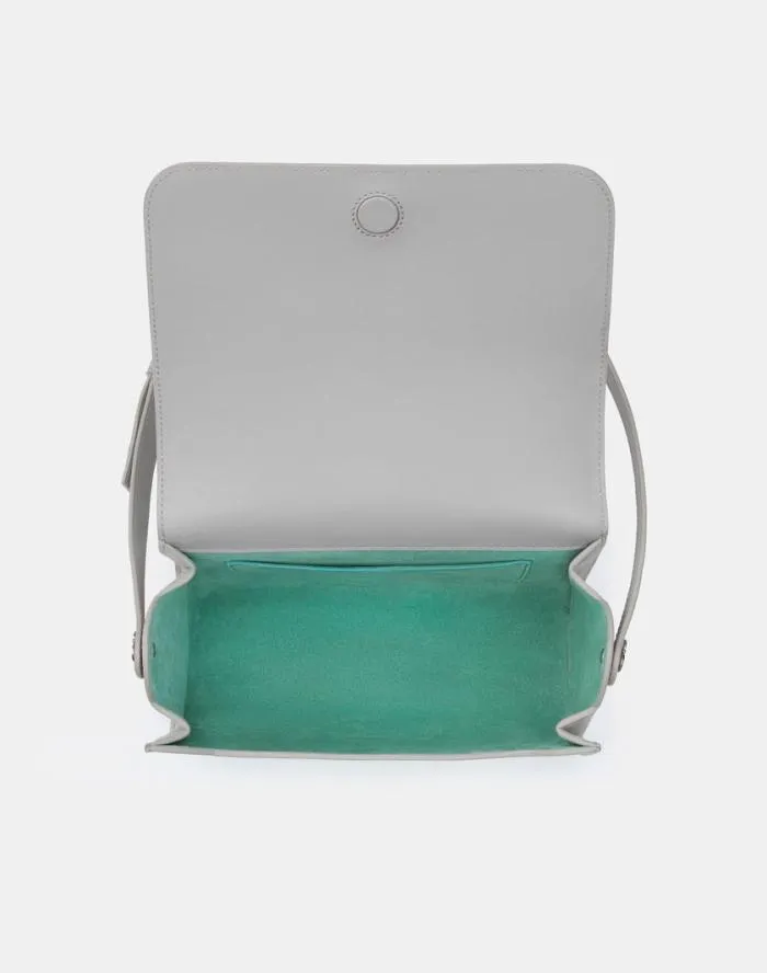 HandbagsAccessories Calfskin Leather and Suede Saddle BagMedium Black Lafayette 148 New York Leather Accessories