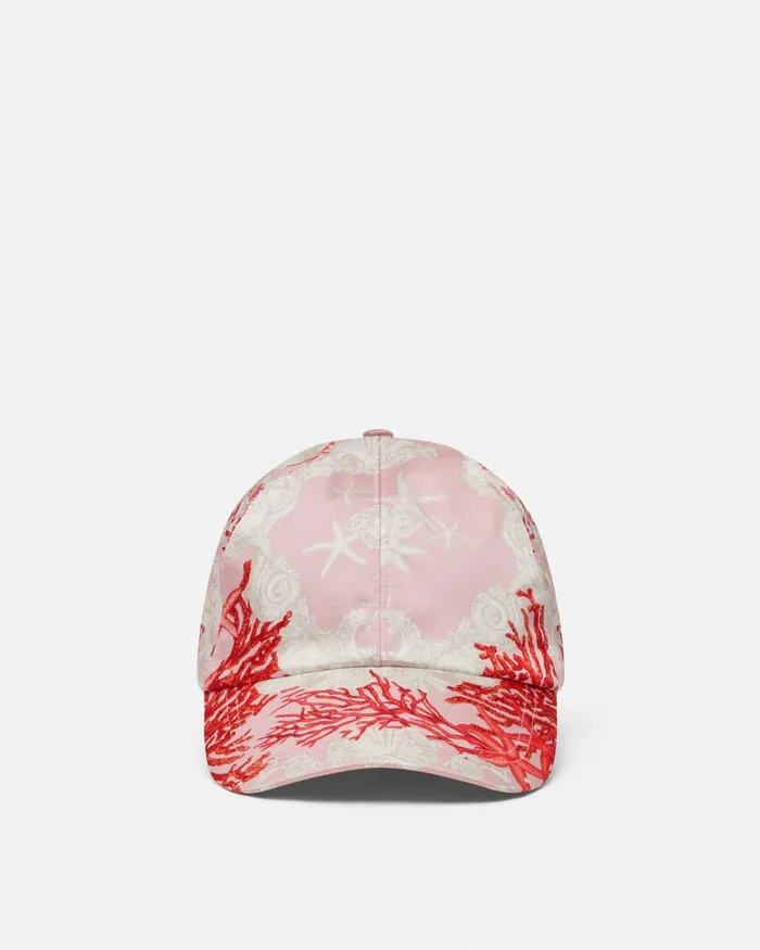 Hats and Caps MenWomen Versace Barocco Sea Baseball Cap Pinkprint