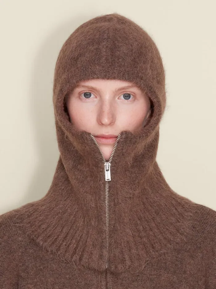 Hats WomenMen Holzweiler Ball Balaclava Dk Brown