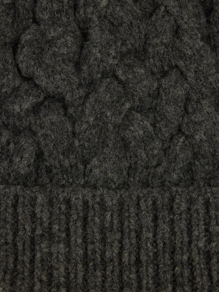 Hats WomenMen Holzweiler Erica Cable Beanie Grey