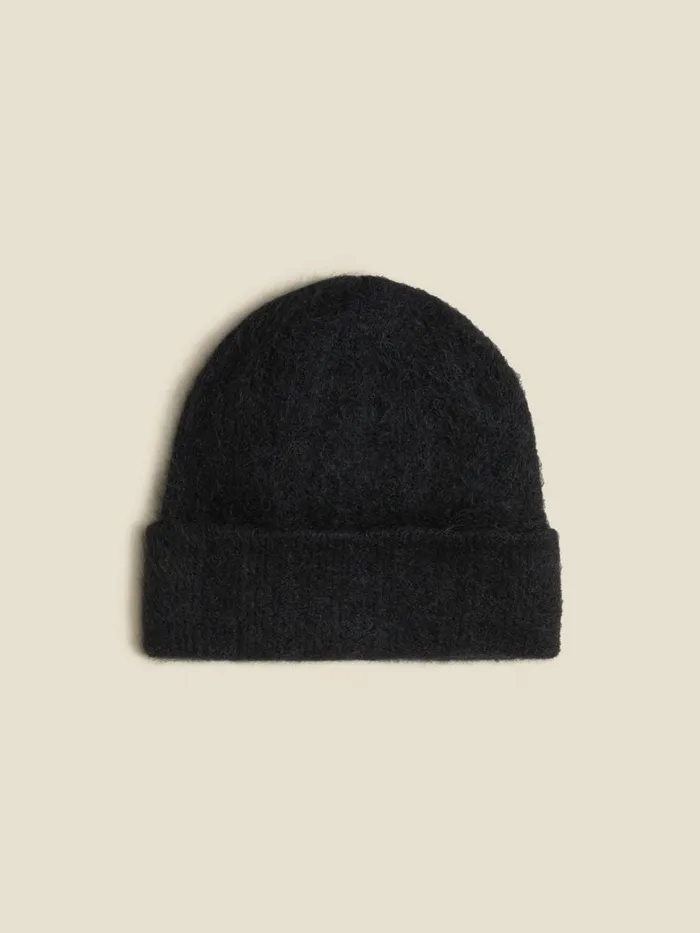 Hats WomenMen Holzweiler Erica Fluffy Beanie Black