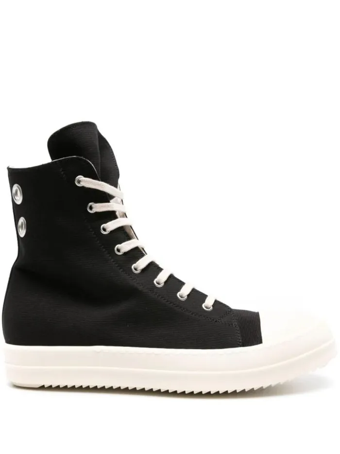 Henrik Vibskov Boutique AW24 Denim High Sneakers 8211 BlackMilkMilk Men Sneakers Henrik Vibskov Boutique AW24 Denim High Sneakers 8211 BlackMilkMilk Men Sneakers