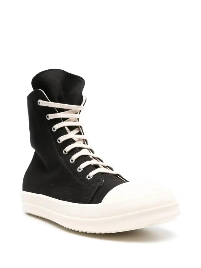 Henrik Vibskov Boutique AW24 Denim High Sneakers 8211 BlackMilkMilk Men Sneakers