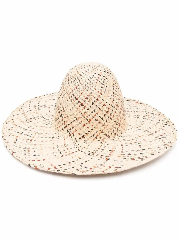 Henrik Vibskov Boutique Big Shade Panama Hat 8211 Multicolor Dots Women Hats and Gloves Henrik Vibskov Boutique Big Shade Panama Hat 8211 Multicolor Dots Women Hats and Gloves