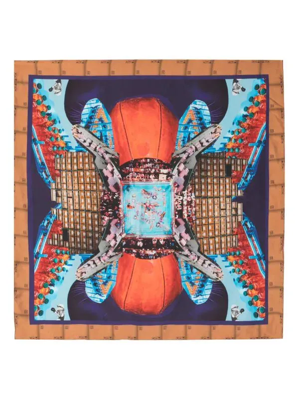 Henrik Vibskov Boutique Boxing Silk Scarf 8211 Boxing Ring Collage Men Scarves Henrik Vibskov Boutique Boxing Silk Scarf 8211 Boxing Ring Collage Men Scarves