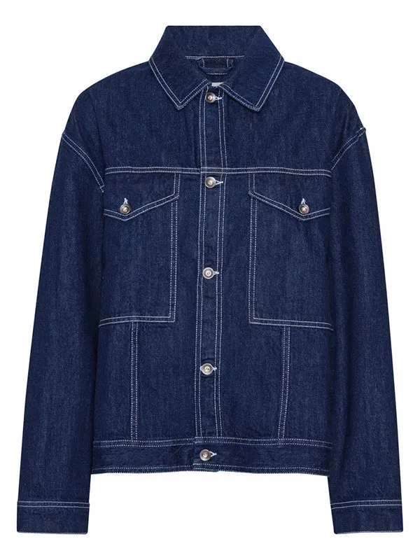 Henrik Vibskov Boutique Cosmos Denim Jacket 8211 Navy Denim Men Jackets and Coats Henrik Vibskov Boutique Cosmos Denim Jacket 8211 Navy Denim Men Jackets and Coats