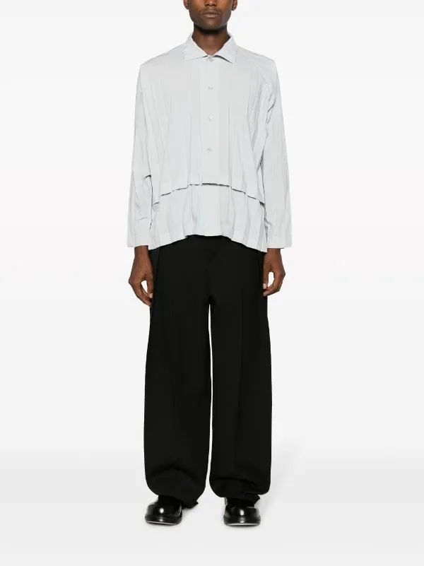 Henrik Vibskov Boutique Edge Shirt 8211 Grey Men Shirts