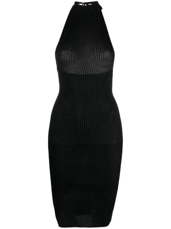 Henrik Vibskov Boutique Emma Drape Dress 8211 Black Women Dresses
