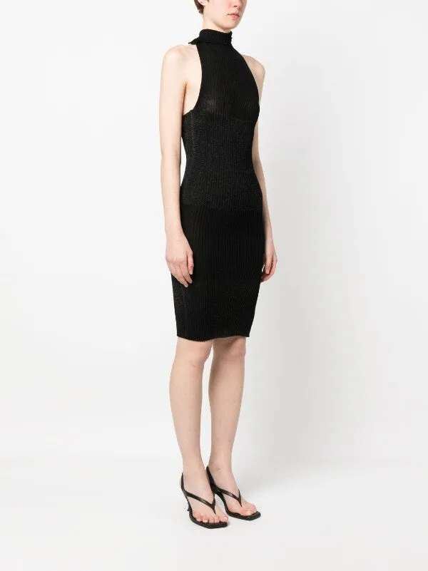 Henrik Vibskov Boutique Emma Drape Dress 8211 Black Women Dresses