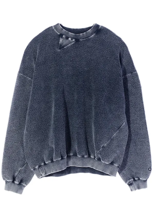 Henrik Vibskov Boutique Hand Dyed Twist Sweat 8211 Black Men Tops