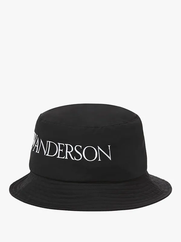 Henrik Vibskov Boutique JWA Logo Bucket Hat 8211 Black Men Hats and Gloves