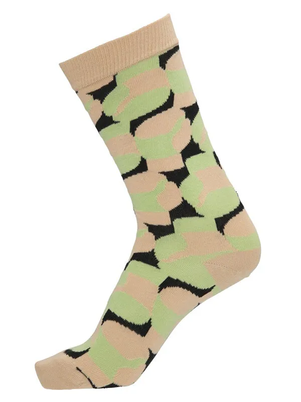 Henrik Vibskov Boutique KO Socks Homme 8211 Almond Green Gloves Men Socks