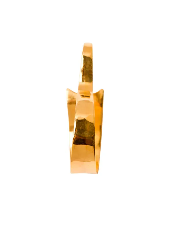 Henrik Vibskov Boutique Lily Concha Hoop 8211 Gold Plated Women Earrings