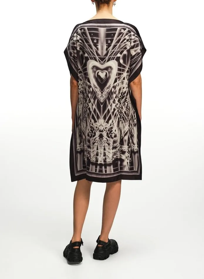 Henrik Vibskov Boutique Love Deluxe Scarf Dress 8211 Black Women Dresses