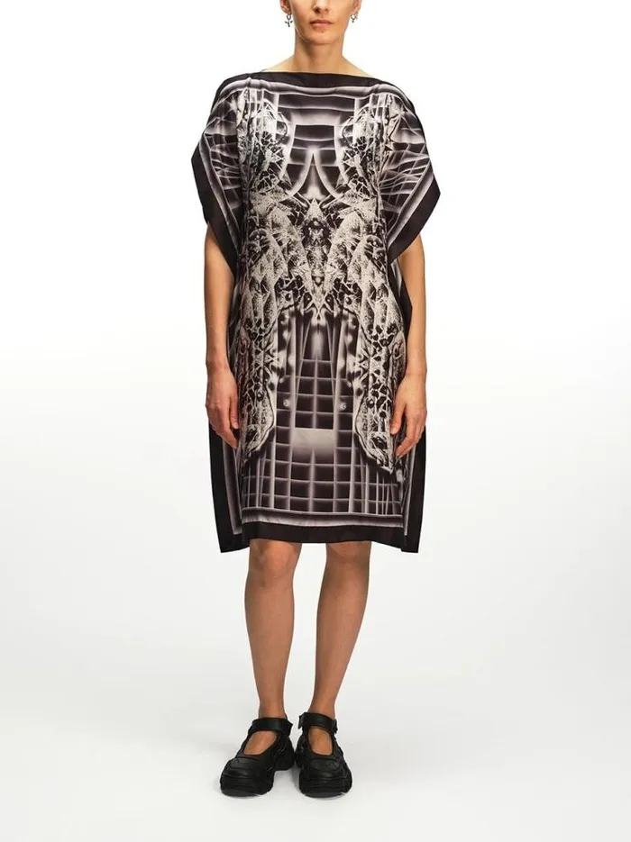 Henrik Vibskov Boutique Love Deluxe Scarf Dress 8211 Black Women Dresses