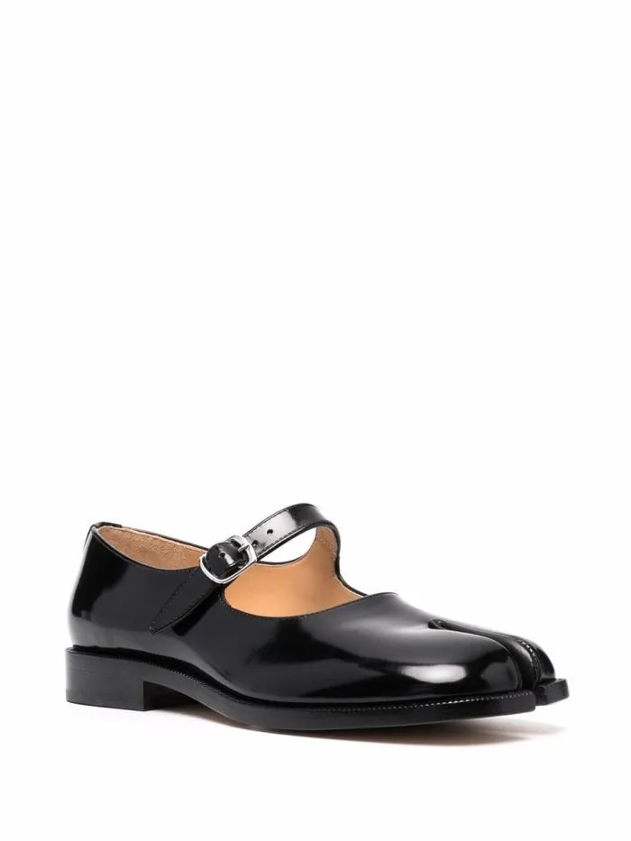 Henrik Vibskov Boutique Mary Jane Tabi 8211 Black Patent Leather Women Shoes