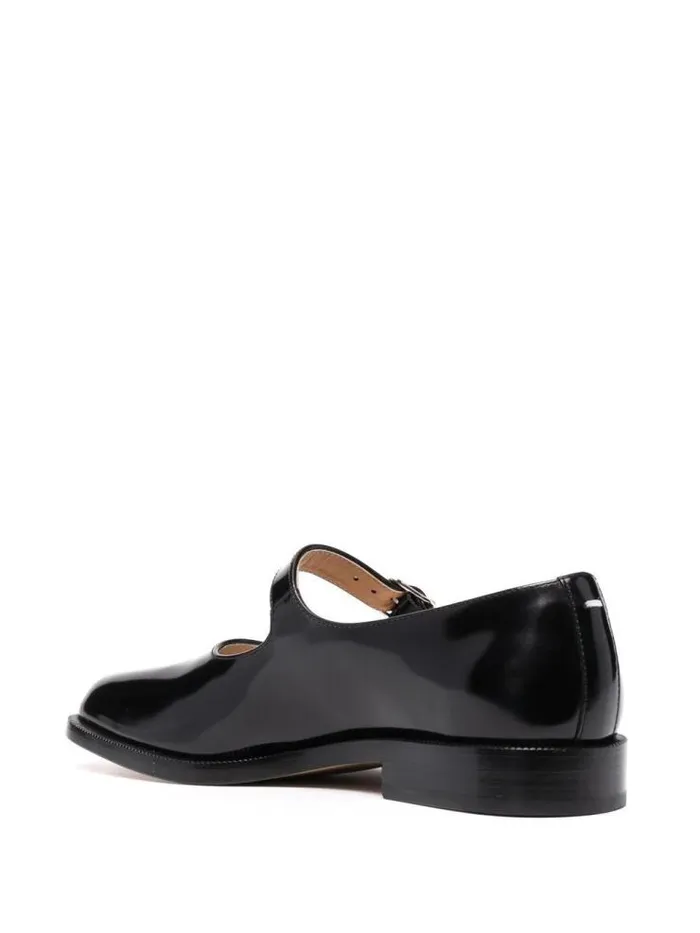 Henrik Vibskov Boutique Mary Jane Tabi 8211 Black Patent Leather Women Shoes