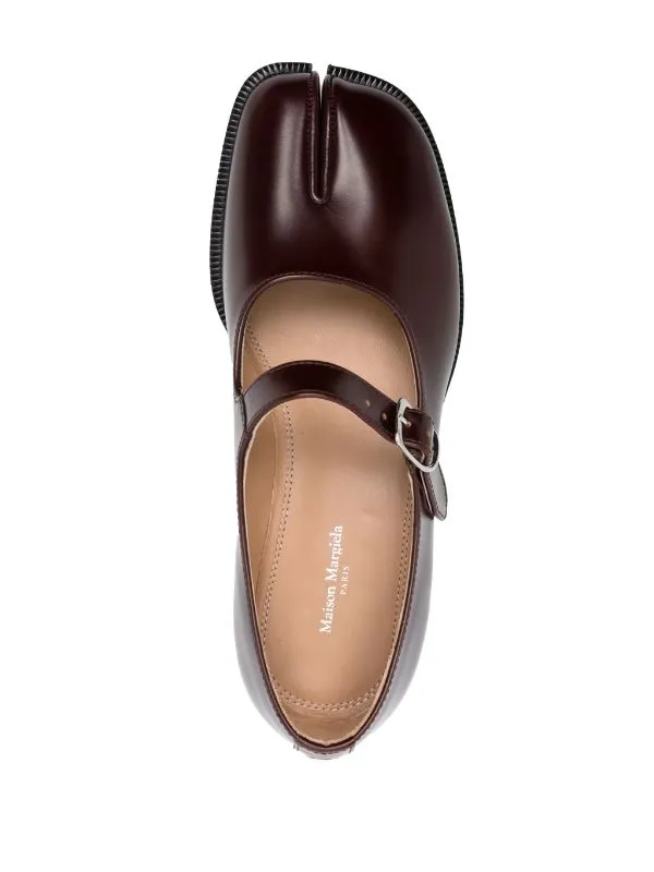 Henrik Vibskov Boutique Mary Jane Tabi 8211 Bordeaux Patent Leather Women Shoes