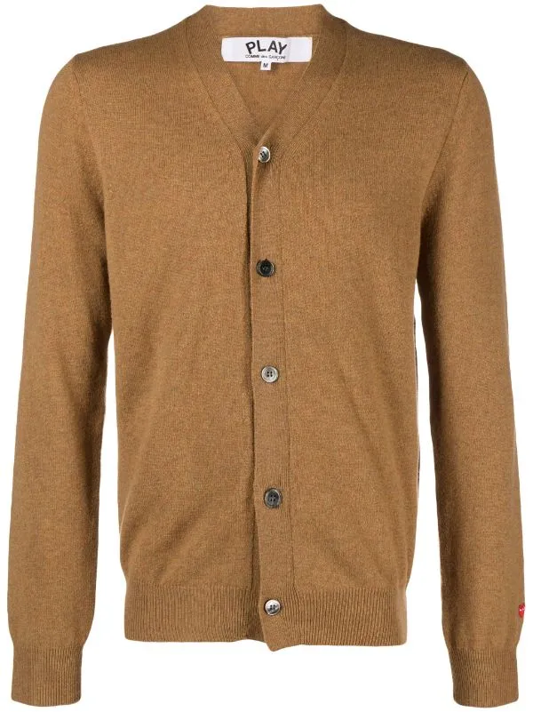 Henrik Vibskov Boutique Mens Knit Cardigan 8211 Camel Men Knitwear
